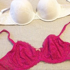 PINK BRA ONLY